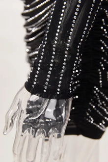 Sparkly Rhinestone Mini Dress