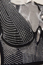 Sparkly Rhinestone Mini Dress